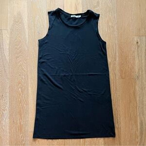 Elegant Black Mini Dress beach over up used